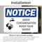 Signmission Safety Culture Sign, 5 in Width, Vinyl Decal, Rectangle OS-2PACK-NS-D-35-L-15290 - alternate 3